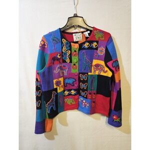 Michael Simon Wearable Art Sweater large 1997